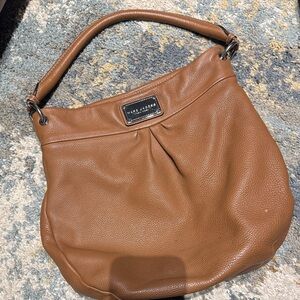 Marc Jacobs Tan Leather Hobo Bag